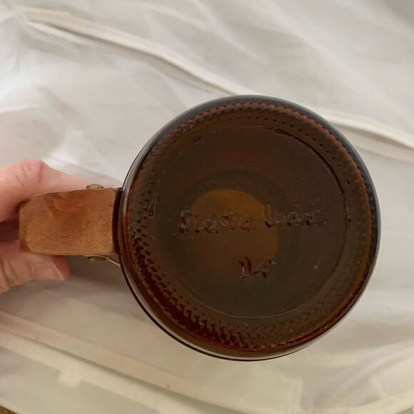 Vintage Gettysburg Pennsylvania Souvenir Brown Mug Wood Hamdle - Picture 6 of 7